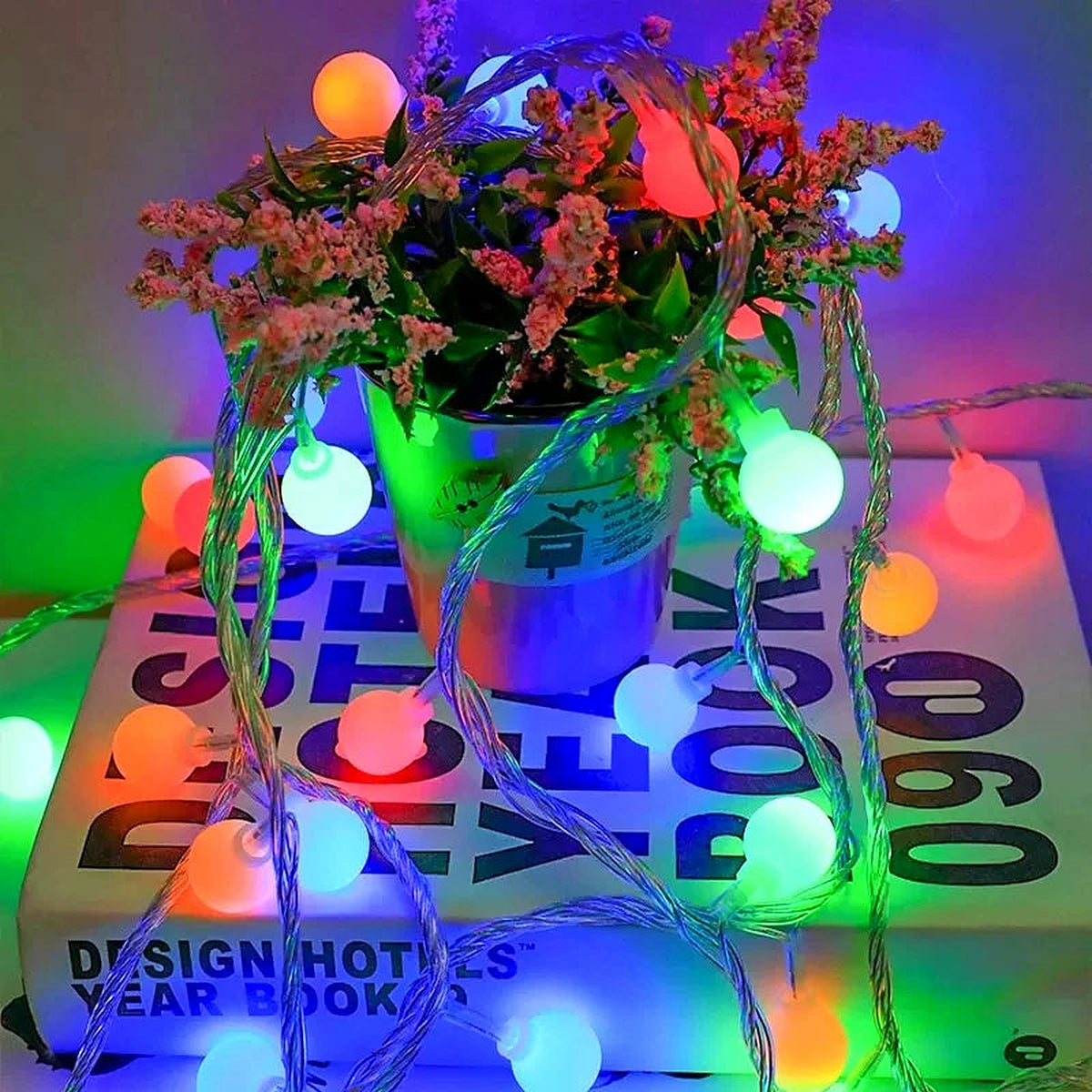 Globe Ball LED String Lights, USB or Battery