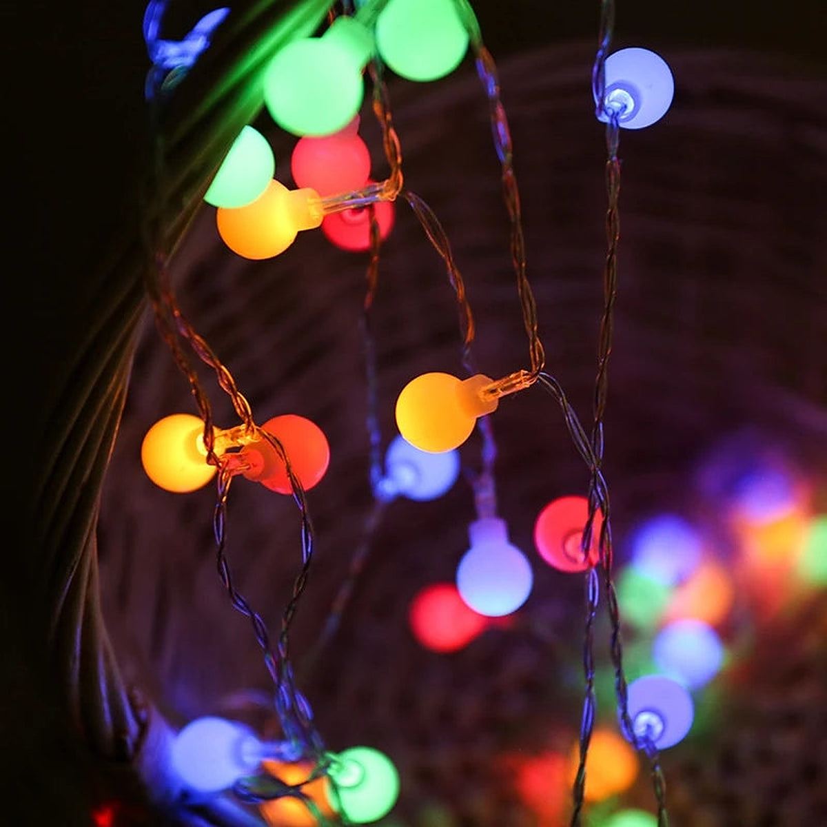 Globe Ball LED String Lights, USB or Battery