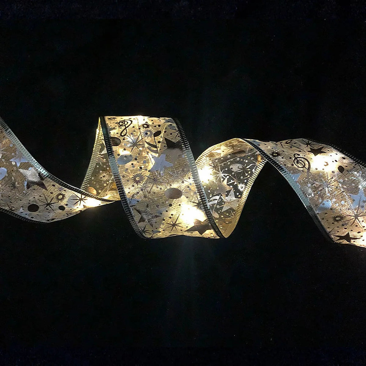 Glowing LED ribbon light