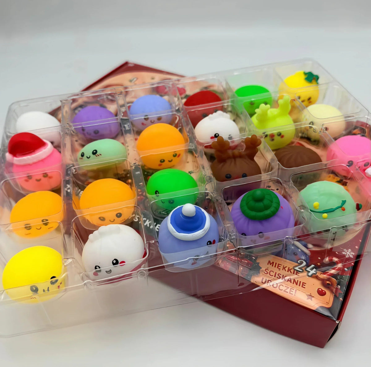 Countdown to Christmas Dumpling Advent Calendar – 24 Squishy Surprises