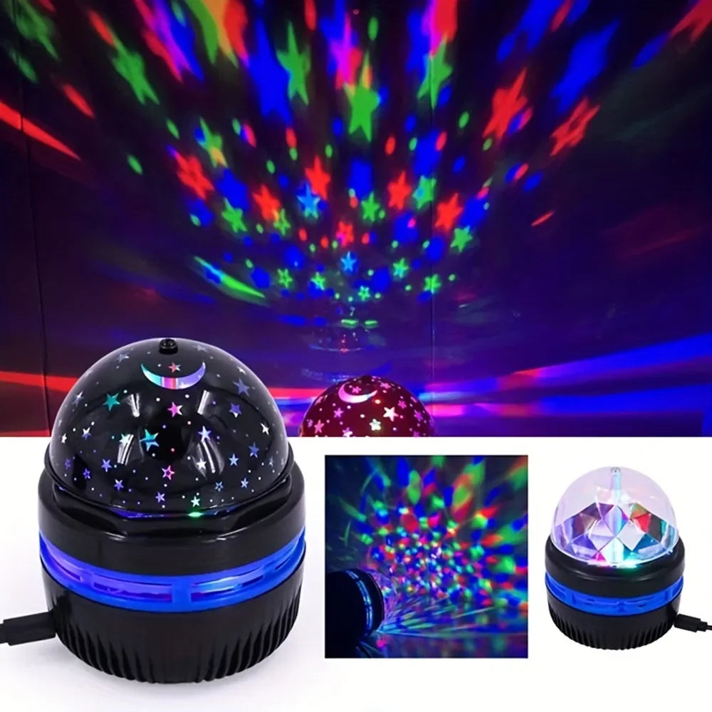 Galaxy Aurora Star Projector – Northern Lights Night Light with Remote