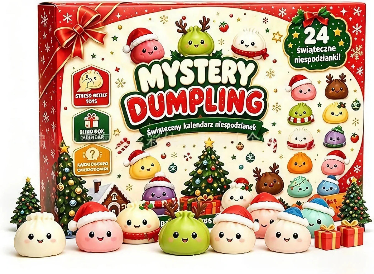 Christmas Squishy Advent Calendar 2026 – 24 Days of Dumpling Squishies