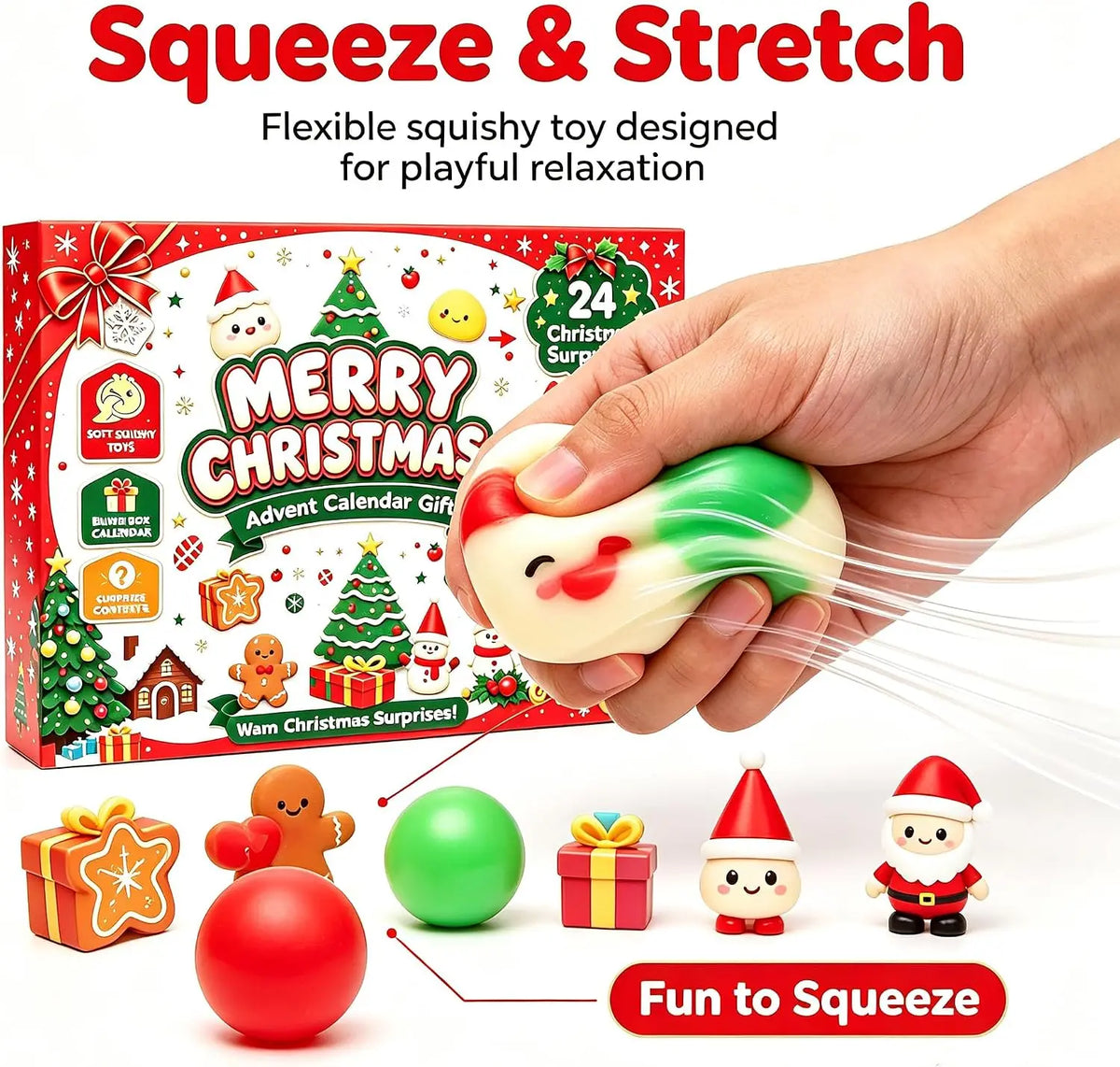 Christmas Squishy Advent Calendar 2026 – 24 Days of Dumpling Squishies