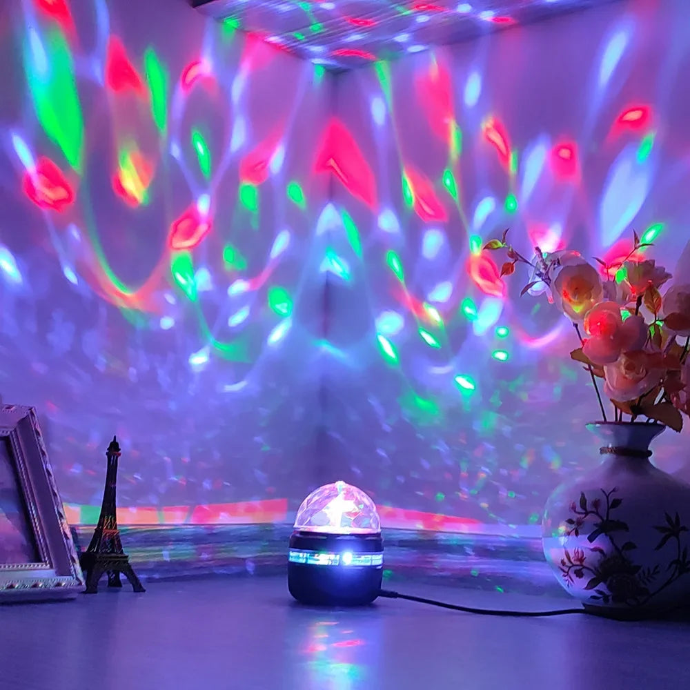 Galaxy Aurora Star Projector – Northern Lights Night Light with Remote