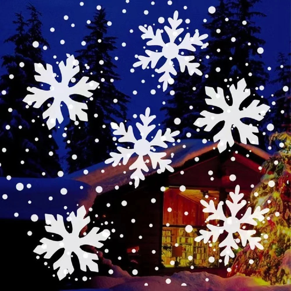 Snowflake Projector Light – Indoor & Outdoor Falling Snow Christmas Light