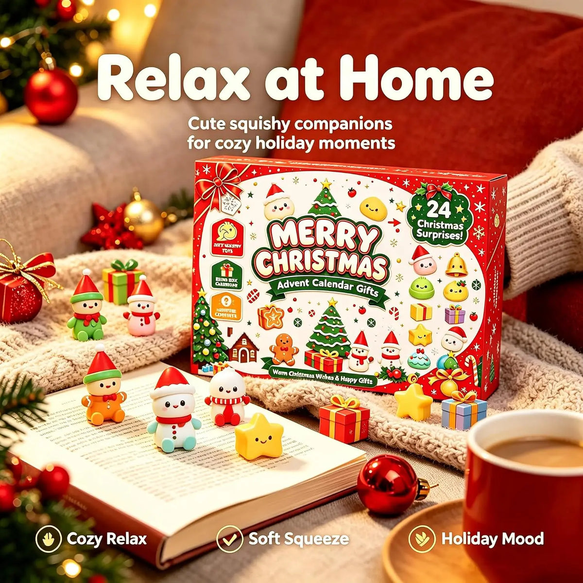 Christmas Squishy Advent Calendar 2026 – 24 Days of Dumpling Squishies