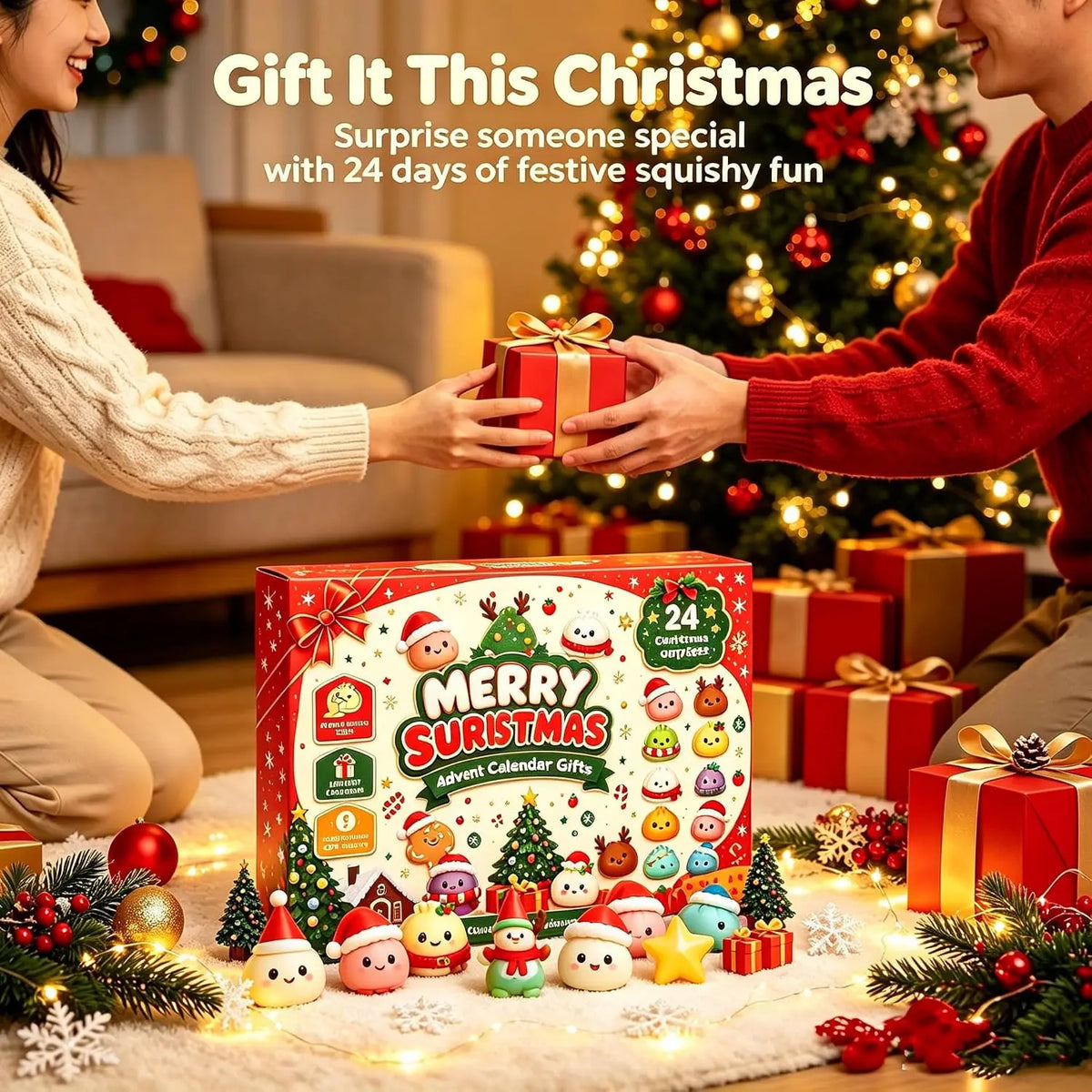 Christmas Squishy Advent Calendar 2026 – 24 Days of Dumpling Squishies