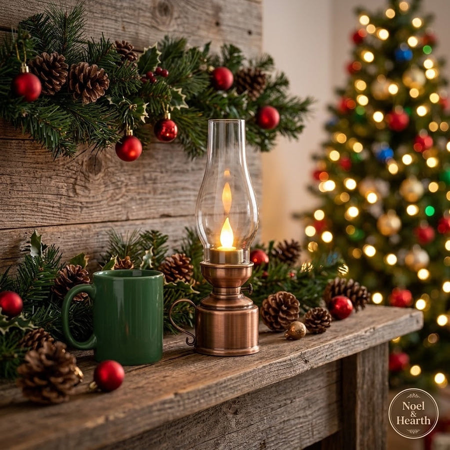 Vintage Flickering Flame Lantern