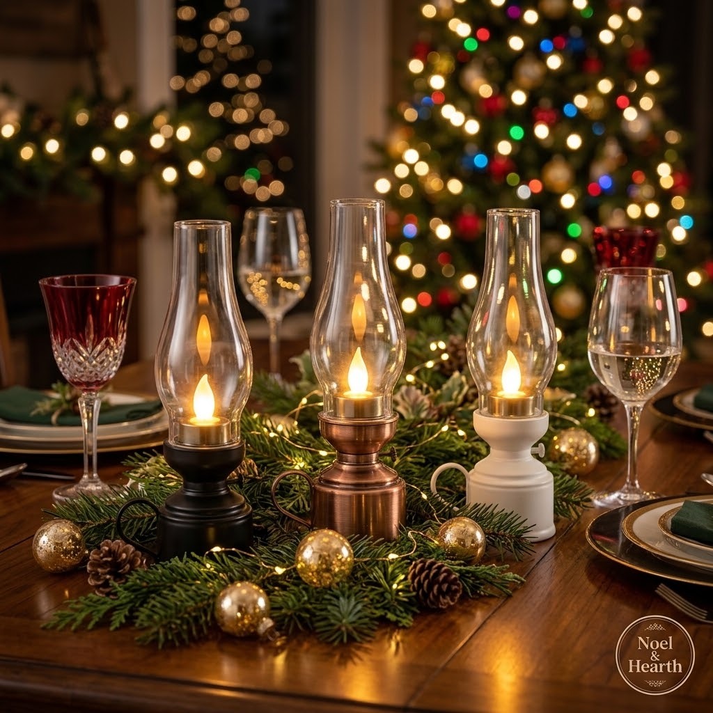Vintage Flickering Flame Lantern