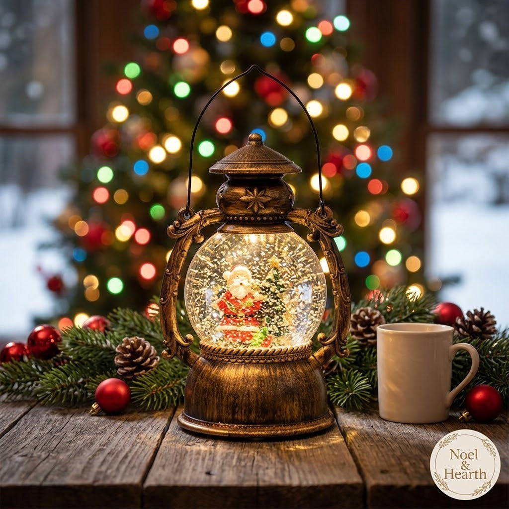 Musical Snow Globe Lantern